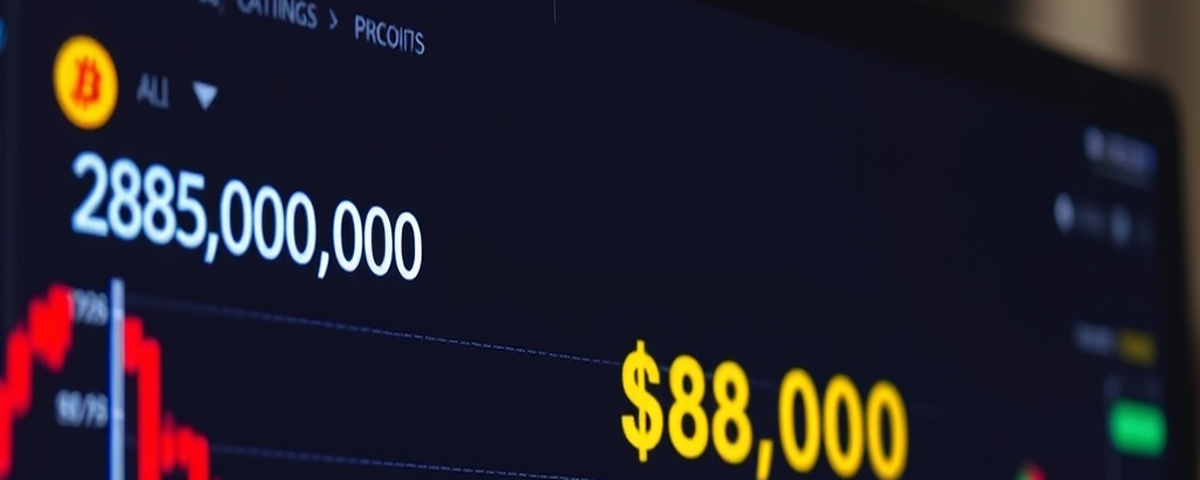 Bitcoin Selling Pressure Slows Amid $88K Stall