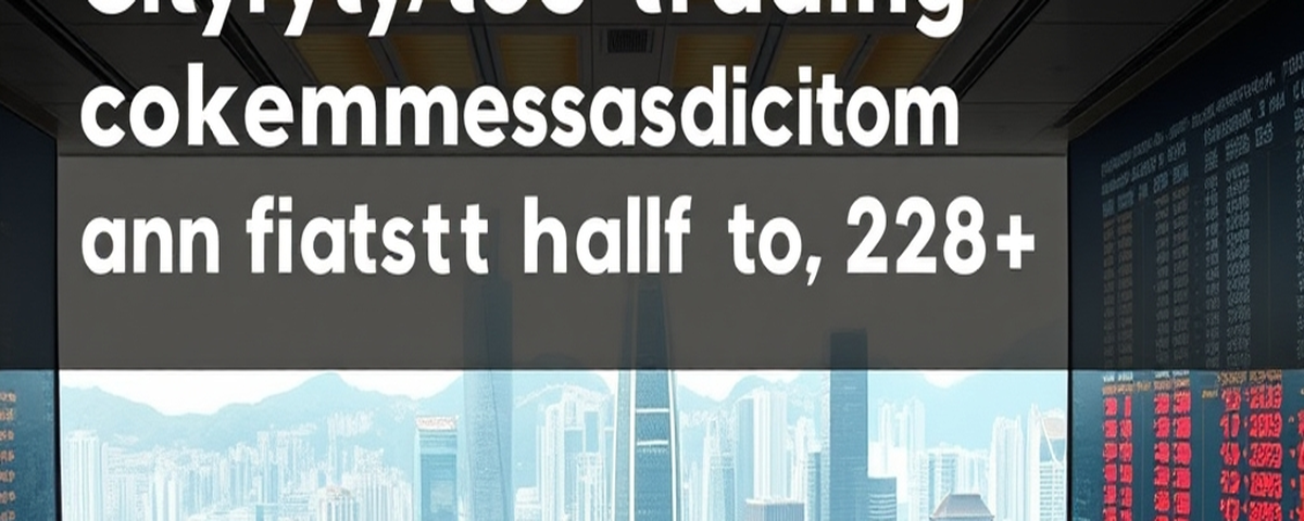 Hong Kong Crypto Brokers See 13.5% Drop in Trading Commissions in First Half of 2026