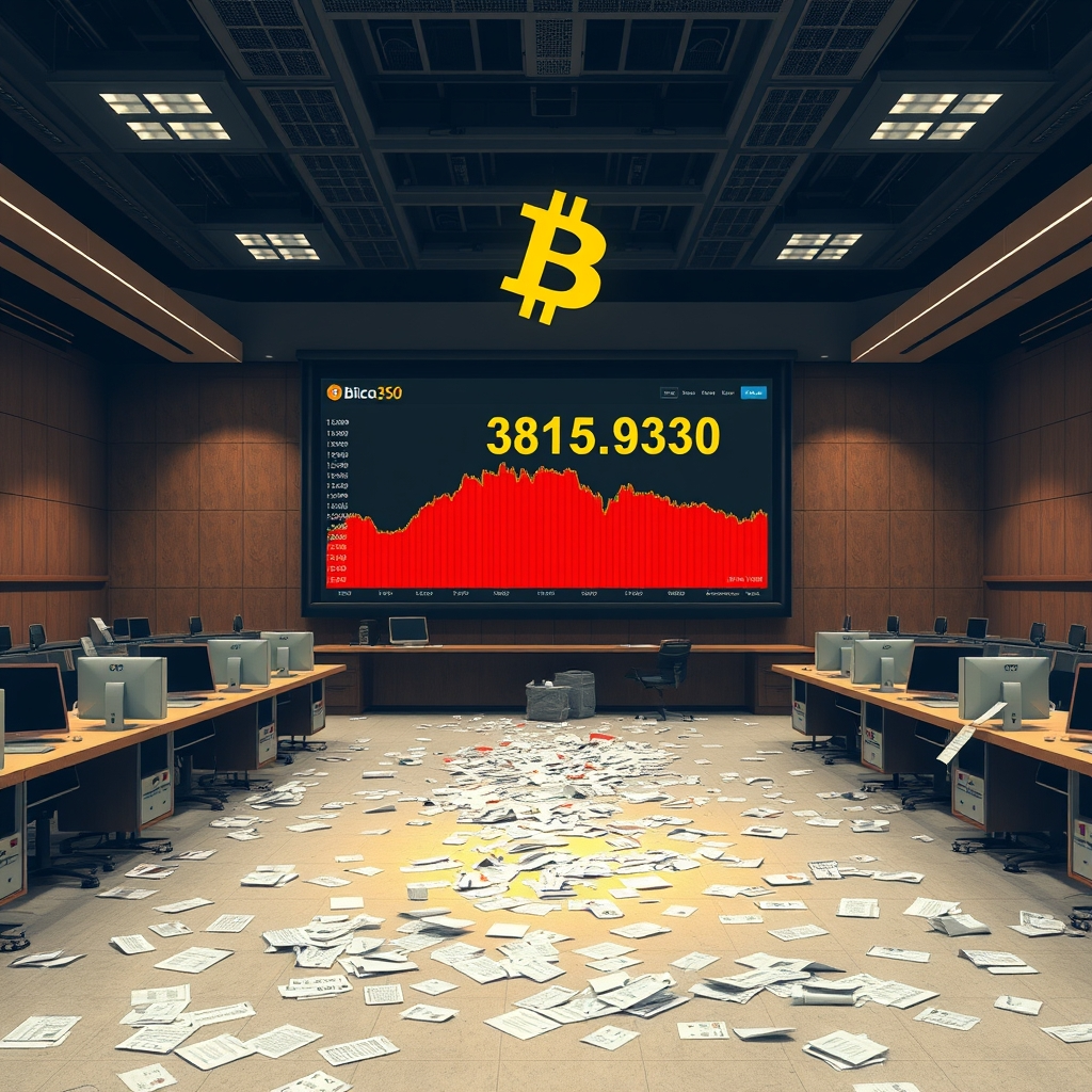 Crypto Market Sees $1B Liquidations Amid Bitcoin Plunge
