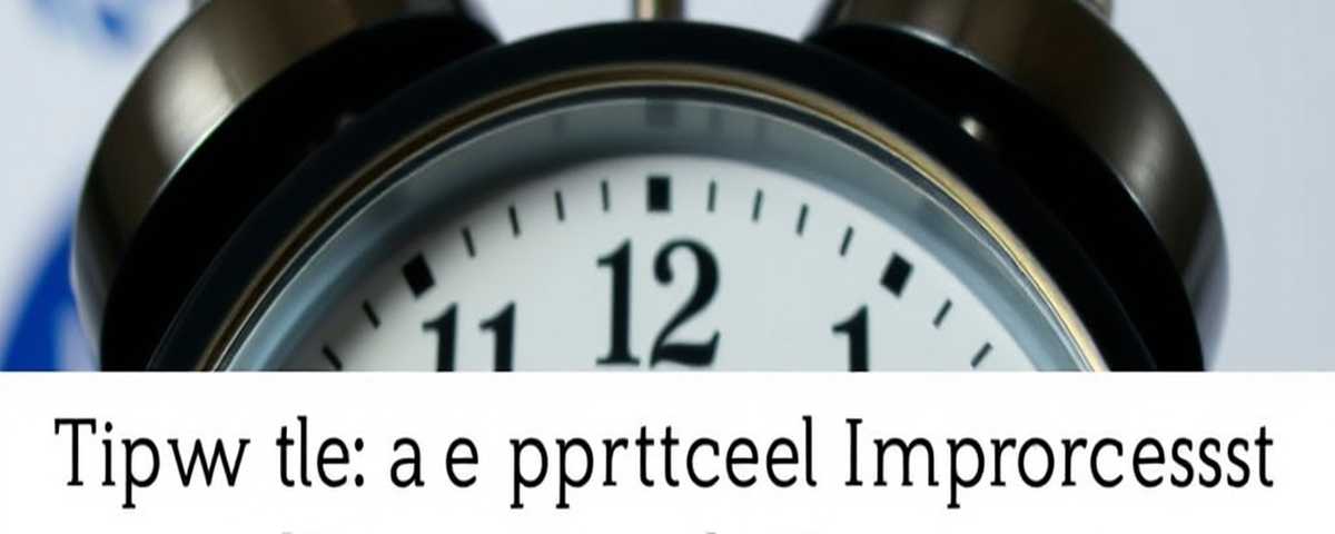 Regulatory Clock Ticking