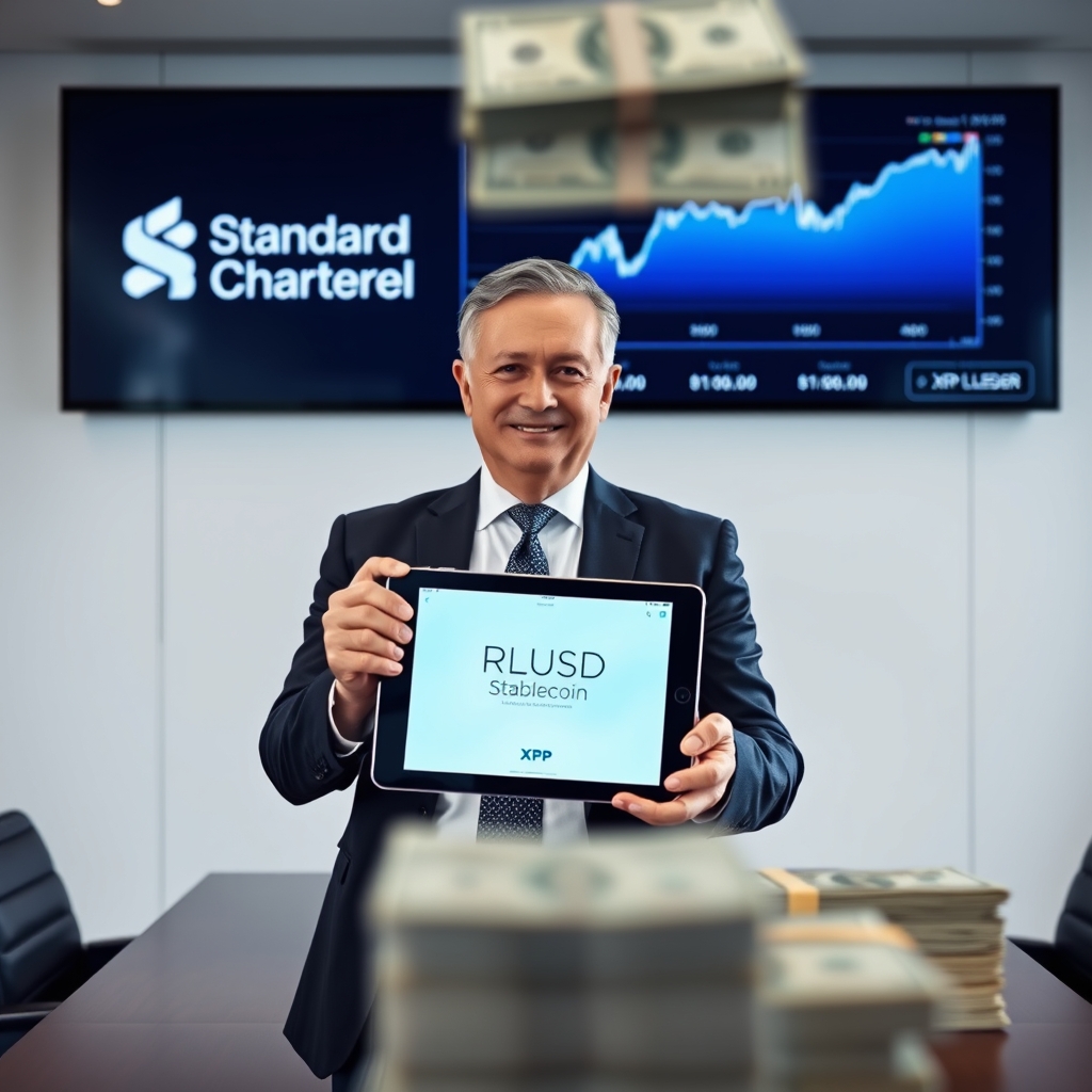 Ripple Secures Standard Chartered Custody for Stablecoin RLUSD on XRP Ledger