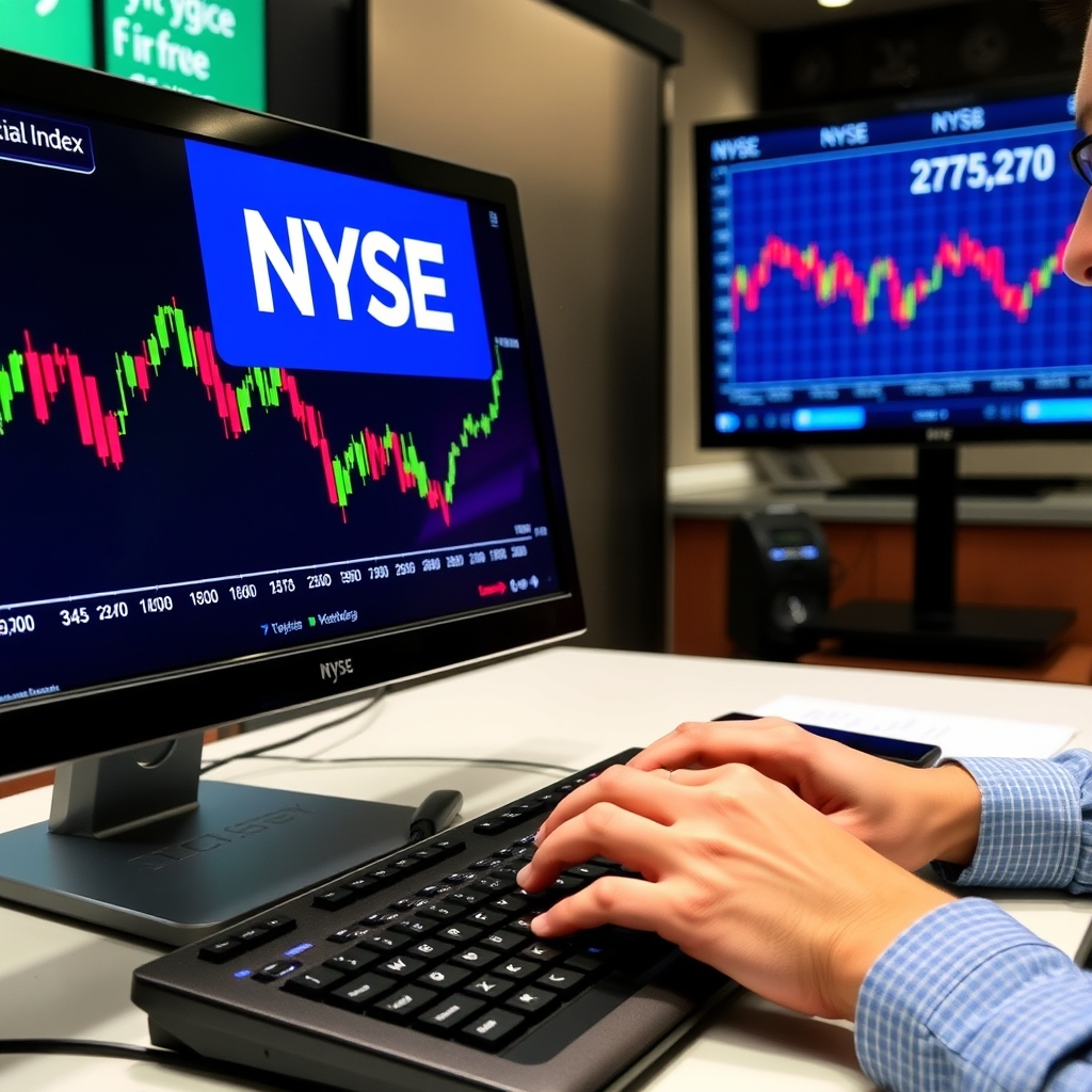 Financial Stocks Rise Afternoon