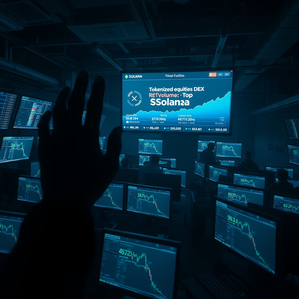 Solana Regains Top Spot in Tokenized Equities DEX Volume After 13 Weeks