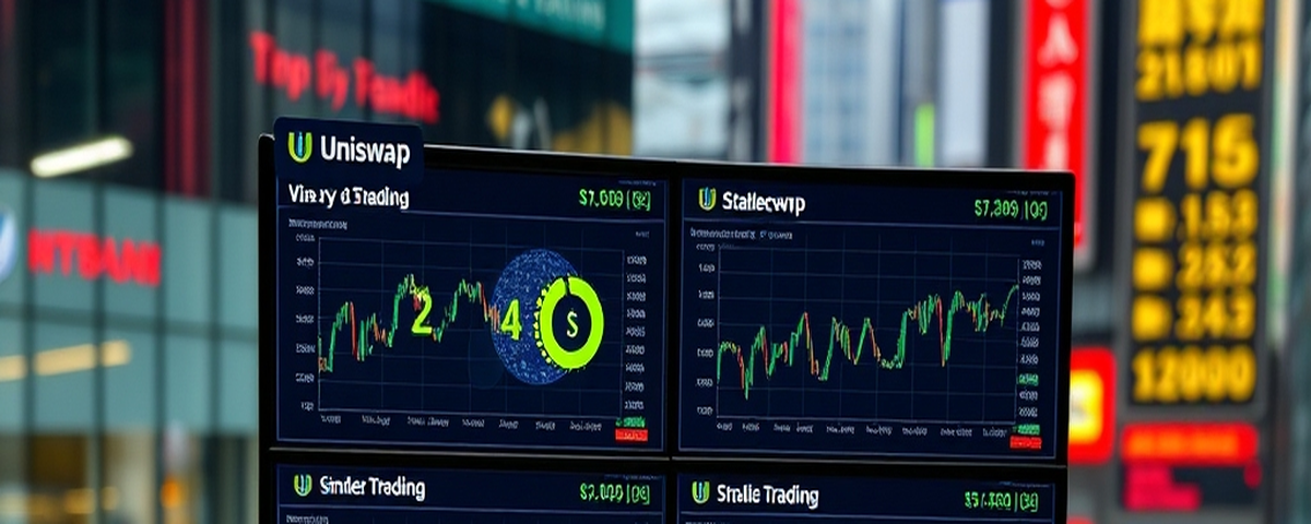 Uniswap v4 Leads Stablecoin DEX Trading with 47.2% Market Share