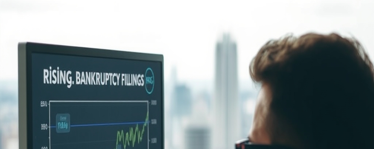 US Bankruptcy Filings Surge 11% Amid Broader Economic Distress